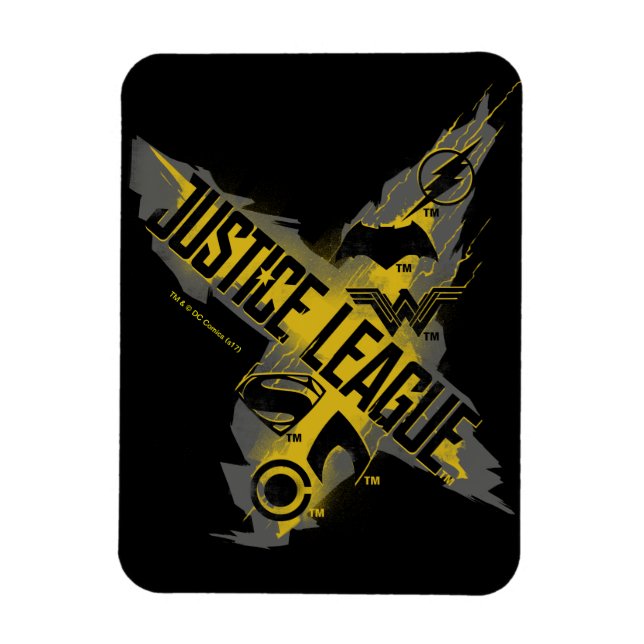Justice League | Justice League & Team Symbols Magnet (Vertical)