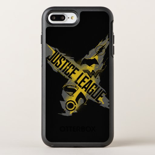 Justice League | Justice League & Team Symbols OtterBox Symmetry iPhone 8 Plus/7 Plus Case