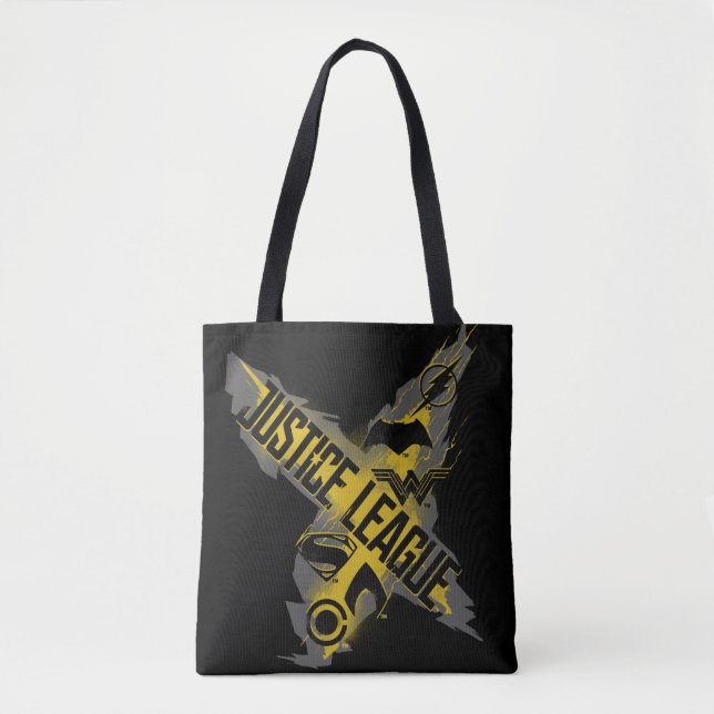Justice League | Justice League & Team Symbols Tote Bag (Front)
