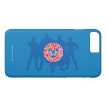 Justice League Logo and Solid Character Background iPhone 8 Plus/7 Plus Case