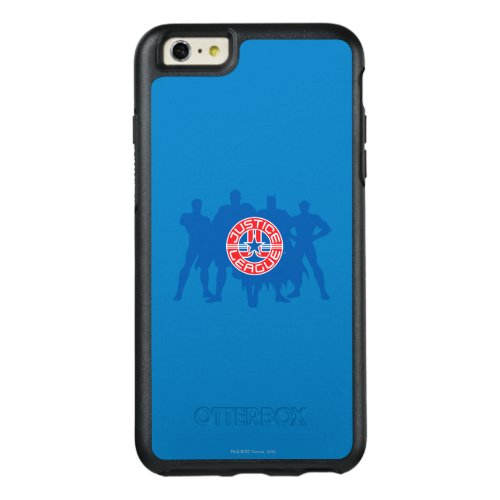 Justice League Logo and Solid Character Background OtterBox iPhone 66s Plus Case