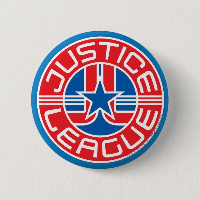 Justice League Logo Button (Front)