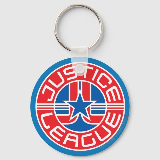 Justice League Logo Keychain (Front)