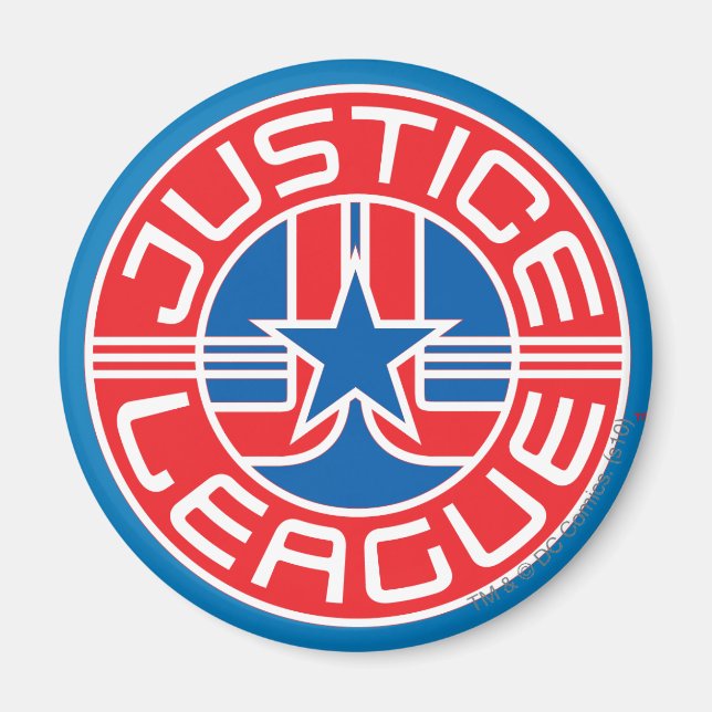 Justice League Logo Magnet (Front)