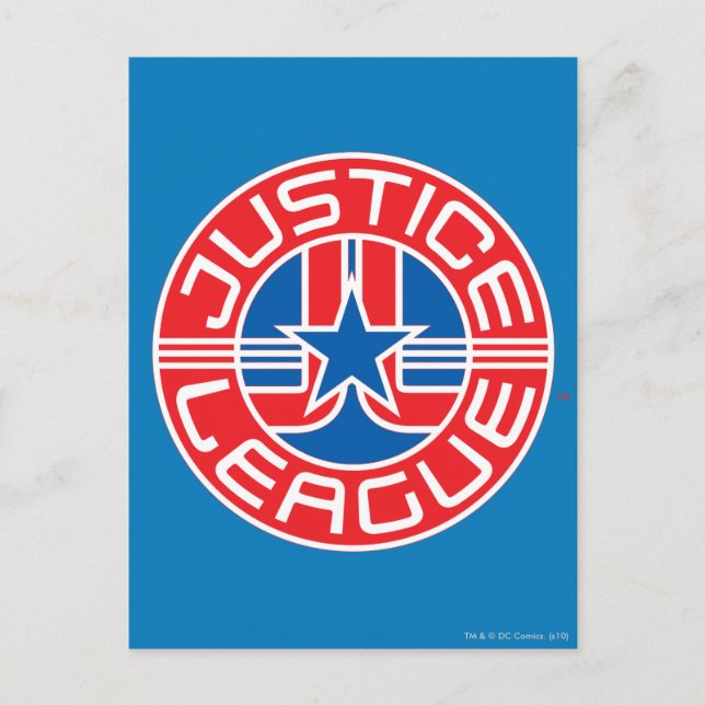 Justice League Logo Postcard (Front)