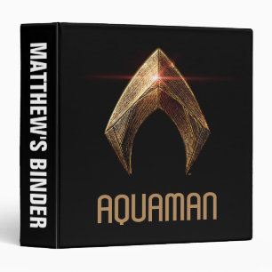 Justice League   Metallic Aquaman Symbol Binder