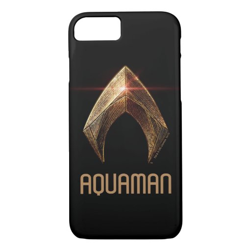 Justice League | Metallic Aquaman Symbol iPhone 8/7 Case