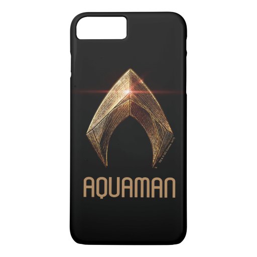 Justice League | Metallic Aquaman Symbol iPhone 8 Plus/7 Plus Case
