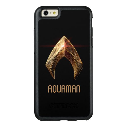 Justice League  Metallic Aquaman Symbol OtterBox iPhone 66s Plus Case