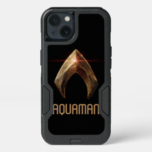 Justice League Metallic Aquaman Symbol iPhone 13 Case