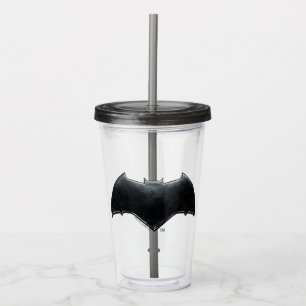 Justice League Metallic Batman Symbol Acrylic Tumbler