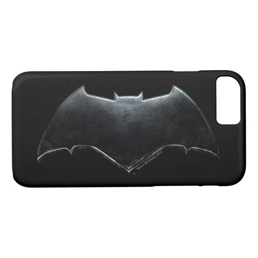 Justice League | Metallic Batman Symbol iPhone 8/7 Case