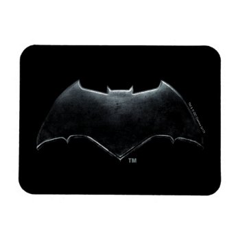 Justice League | Metallic Batman Symbol Magnet by justiceleague at Zazzle