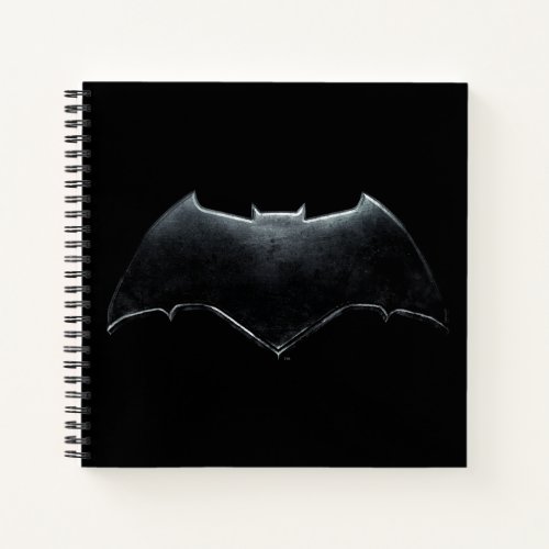 Justice League  Metallic Batman Symbol Notebook