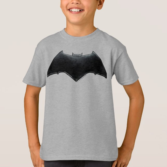Justice League | Metallic Batman Symbol T-Shirt (Front)