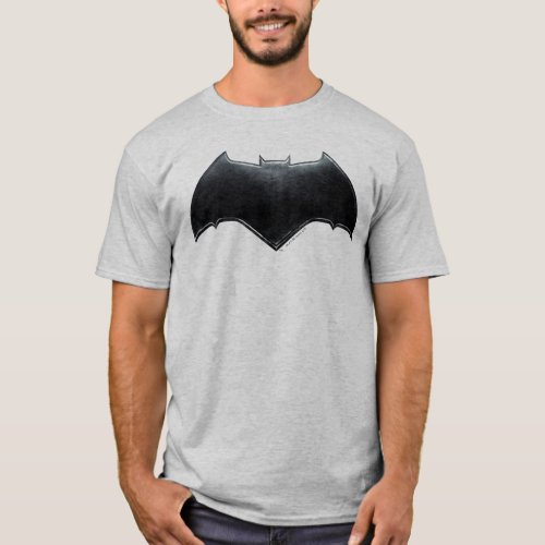Justice League  Metallic Batman Symbol T_Shirt