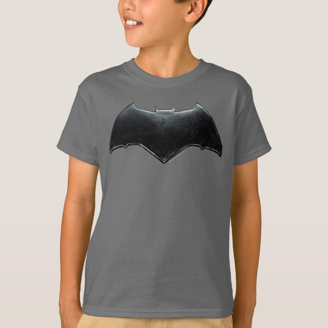 Justice League | Metallic Batman Symbol T-Shirt (Front)
