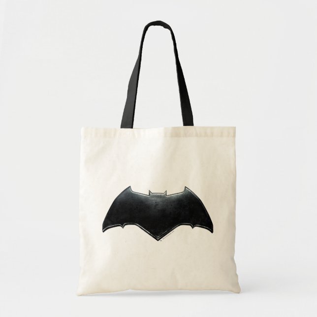 Justice League | Metallic Batman Symbol Tote Bag (Front)