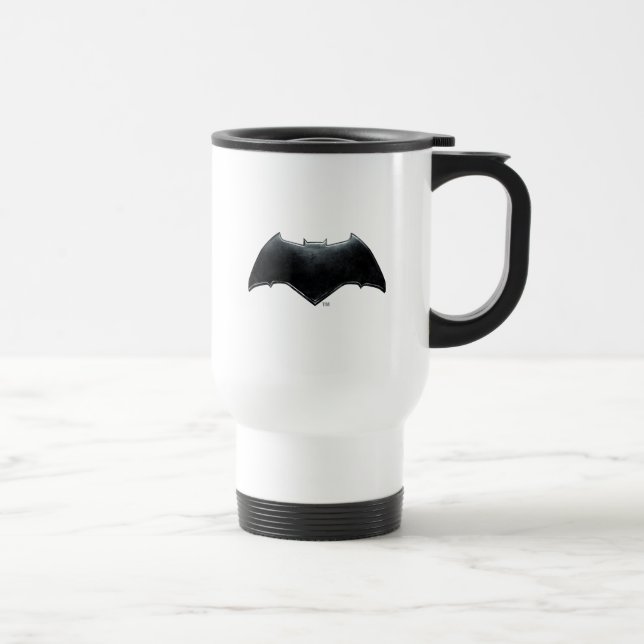 Justice League | Metallic Batman Symbol Travel Mug (Right)