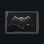 Justice League | Metallic Batman Symbol Tri-fold Wallet<br><div class="desc">This is Batman's worn metallic bat symbol from the Justice League movie.</div>