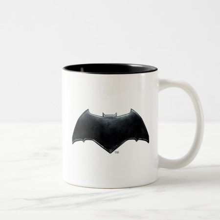 Justice League | Metallic Batman Symbol Two-tone Coffee Mug