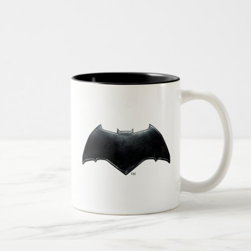 Justice League  Metallic Batman Symbol Two_Tone Coffee Mug