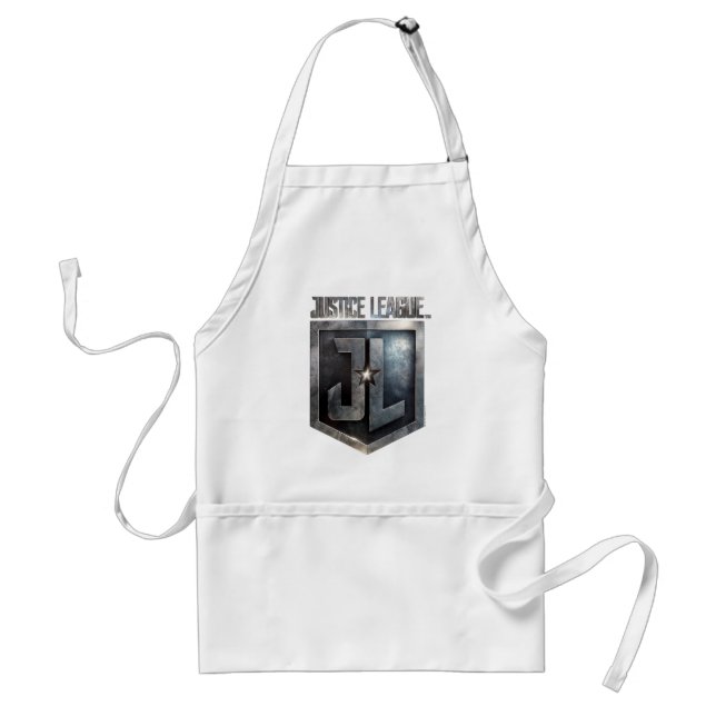 Justice League | Metallic JL Shield Adult Apron (Front)