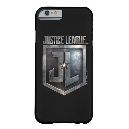 Justice League  Metallic JL Shield Barely There iPhone 6 Case