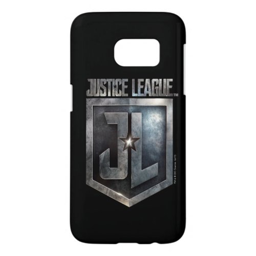 Justice League  Metallic JL Shield Samsung Galaxy S7 Case