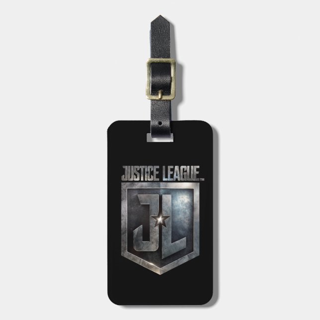 Justice League | Metallic JL Shield Luggage Tag (Front Vertical)