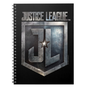 Justice League Metallic JL Shield Notebook