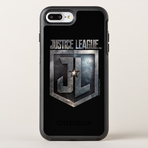 Justice League | Metallic JL Shield OtterBox Symmetry iPhone 8 Plus/7 Plus Case