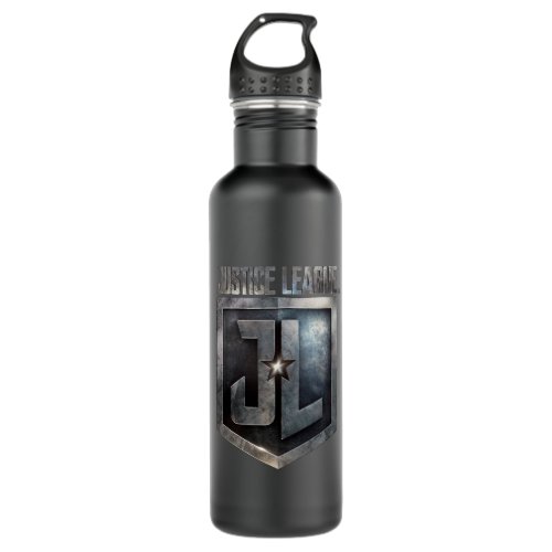 Justice League  Metallic JL Shield Stainless Steel Water Bottle