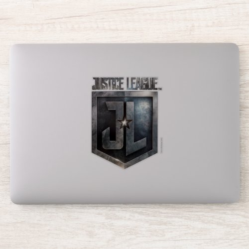 Justice League  Metallic JL Shield Sticker
