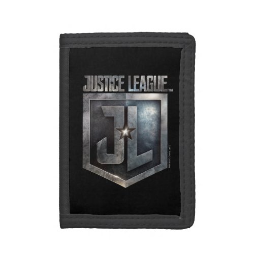Justice League  Metallic JL Shield Tri_fold Wallet