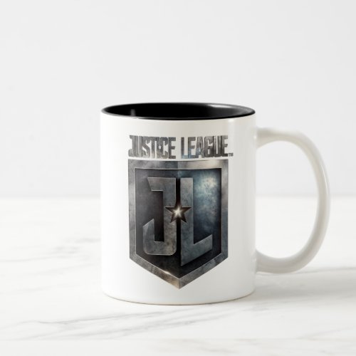 Justice League  Metallic JL Shield Two_Tone Coffee Mug