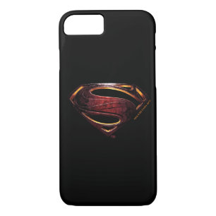Justice League Metallic Superman Symbol iPhone 8/7 Case