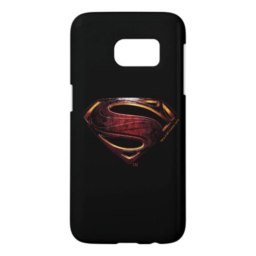 Justice League  Metallic Superman Symbol Samsung Galaxy S7 Case