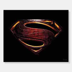 Justice League   Metallic Superman Symbol Foam Board