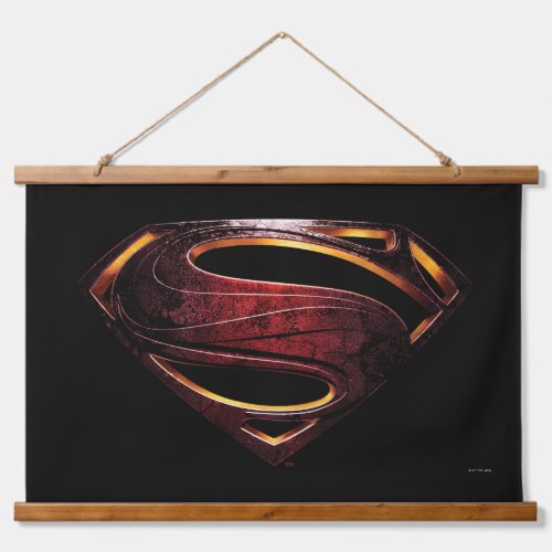 Justice League  Metallic Superman Symbol Hanging Tapestry