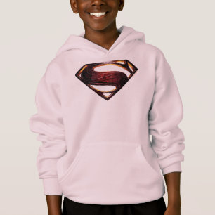Justice League   Metallic Superman Symbol Hoodie