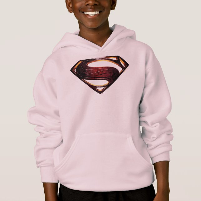Justice League | Metallic Superman Symbol Hoodie (Front)