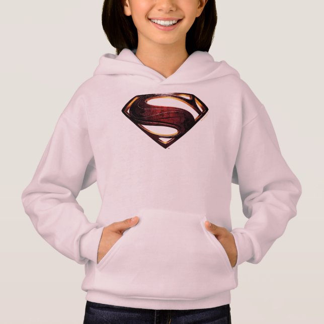 Justice League | Metallic Superman Symbol Hoodie (Front)