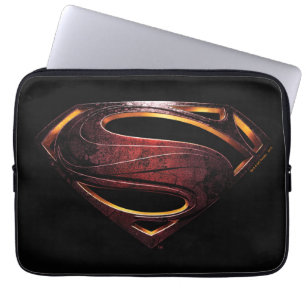 Justice League   Metallic Superman Symbol Laptop Sleeve