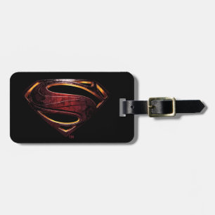 Justice League Metallic Superman Symbol Luggage Tag