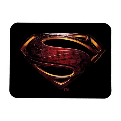 Justice League  Metallic Superman Symbol Magnet
