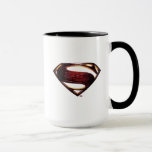 Justice League | Metallic Superman Symbol Mug at Zazzle