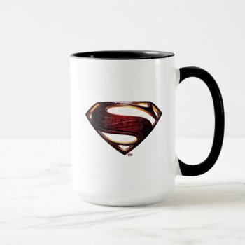Justice League | Metallic Superman Symbol Mug by justiceleague at Zazzle