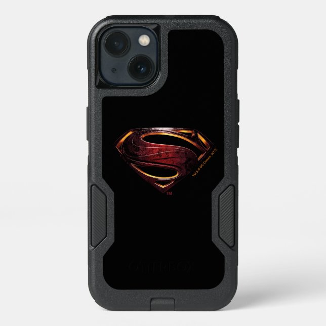 Justice League | Metallic Superman Symbol Otterbox iPhone Case (Back)
