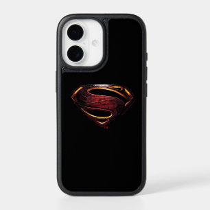 Justice League   Metallic Superman Symbol iPhone 17 Case